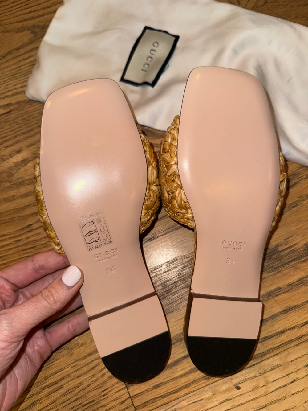 NWT Gucci sandals size  4 / IT 34 - Picture 8 of 9